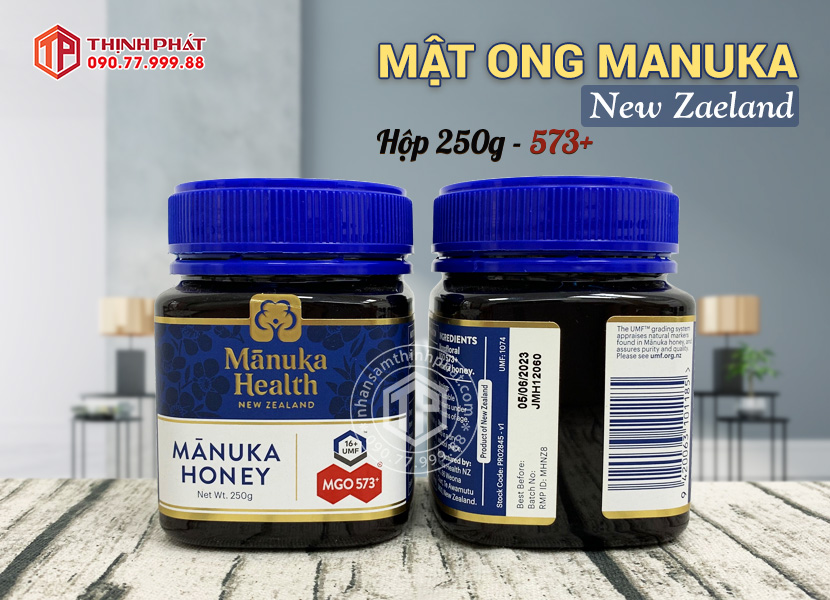 Mật ong Manuka New Zealand 573+ lọ 250g Mật ong Manuka New Zealand 573+ lọ 250g