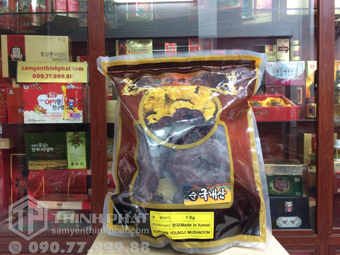 Nấm linh chi đỏ núi đá Hàn Quốc 1 kg nấm thiên nhiên