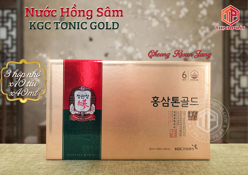 Nước hồng sâm cao cấp KGC TONIC GOLD - Cheong Kwan Jang