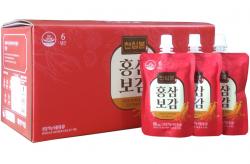 Nước hồng sâm Chunho Hàn Quốc hộp 30 gói x 80ml