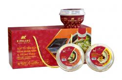 Hộp 6 chén cháo tổ yến súp tổ yến đùi gà  mix 2 loại mỗi loại 3 chén