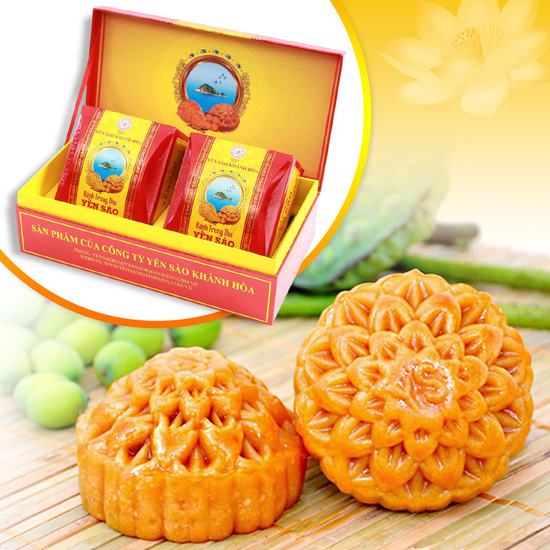 Làm bánh trung thu yến sào thơm ngon