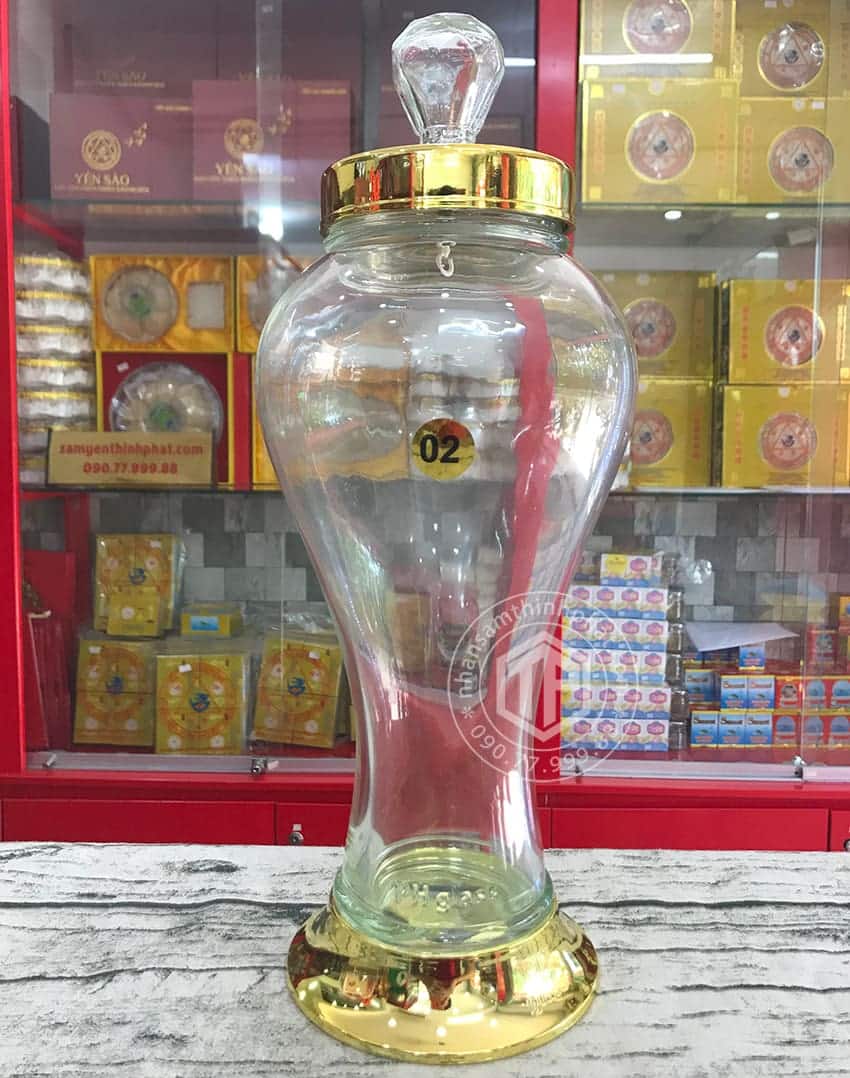 Bình ngâm sâm tươi Việt Nam 2 lít Bình ngâm sâm tươi Việt Nam 2 lít