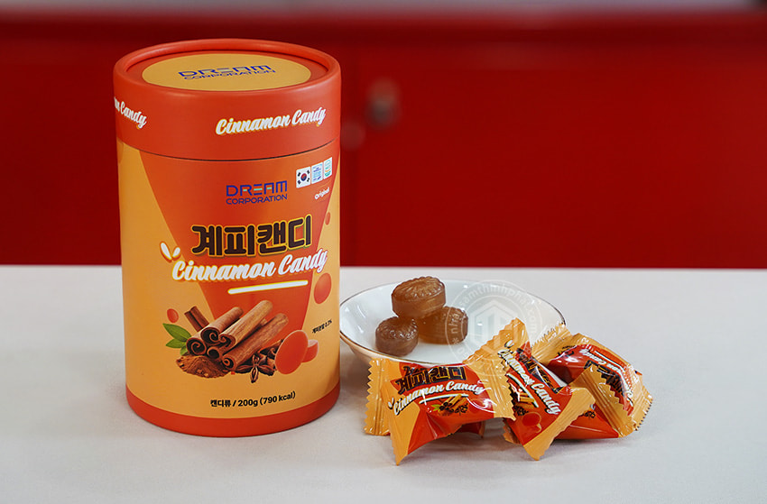 Kẹo quế Hàn Quốc hũ 200g Kẹo quế Hàn Quốc hũ 200g