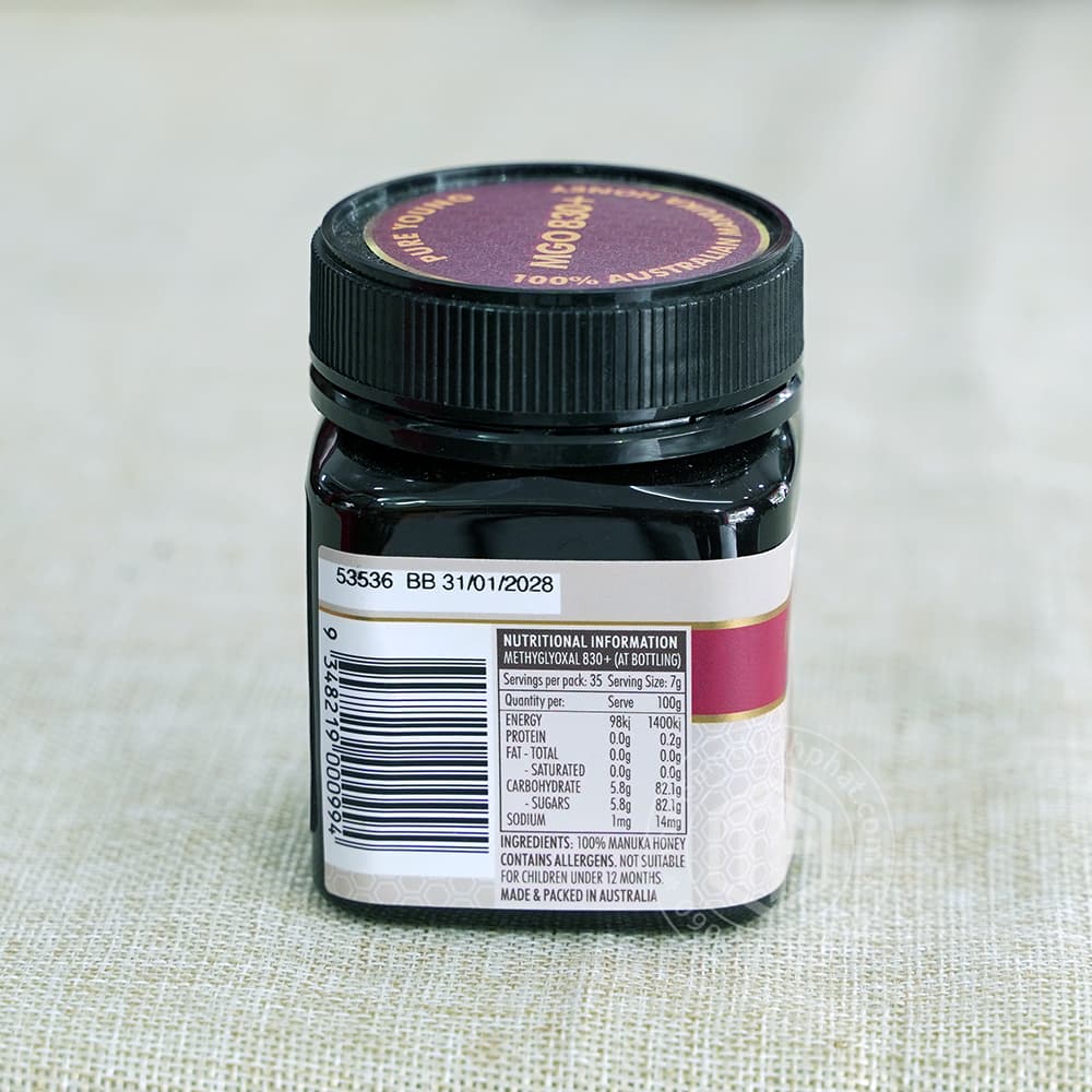 Mật ong Manuka 830+ 250g nhập khẩu từ Úc Mật ong Manuka 830+ 250g nhập khẩu từ Úc
