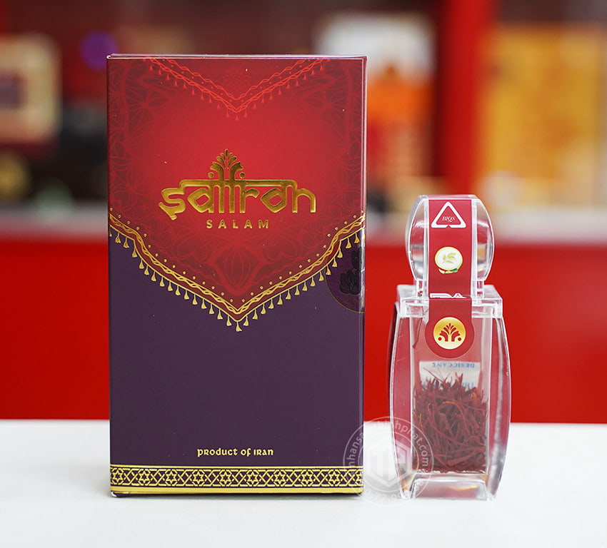 Nhụy hoa nghệ tây saffron nhập khẩu Iran loại đặc biệt lọ 1g