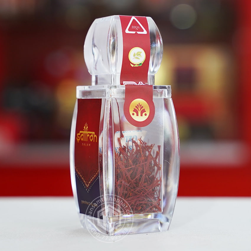 Nhụy hoa nghệ tây saffron nhập khẩu Iran loại đặc biệt lọ 1g