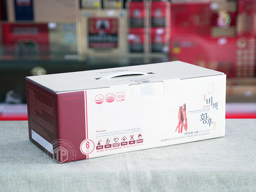 Nước hồng sâm hoàng hậu Daedong Hàn Quốc hộp 20 gói x 120ml