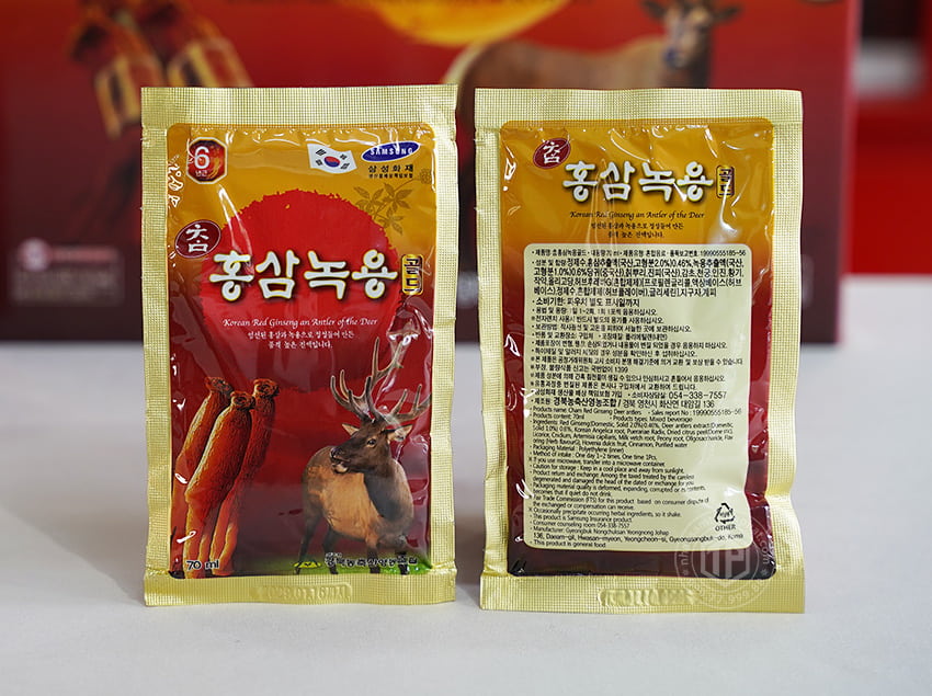 Tinh chất hồng sâm nhung hươu hộp 30 gói