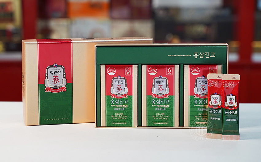 Tinh chất hồng sâm mật ong KGC Jung Kwan Jang Mild Paste hộp 30 gói x 10g