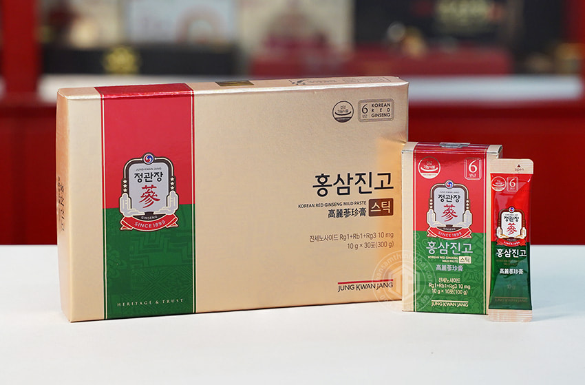Tinh chất hồng sâm mật ong KGC Jung Kwan Jang Mild Paste hộp 30 gói x 10g