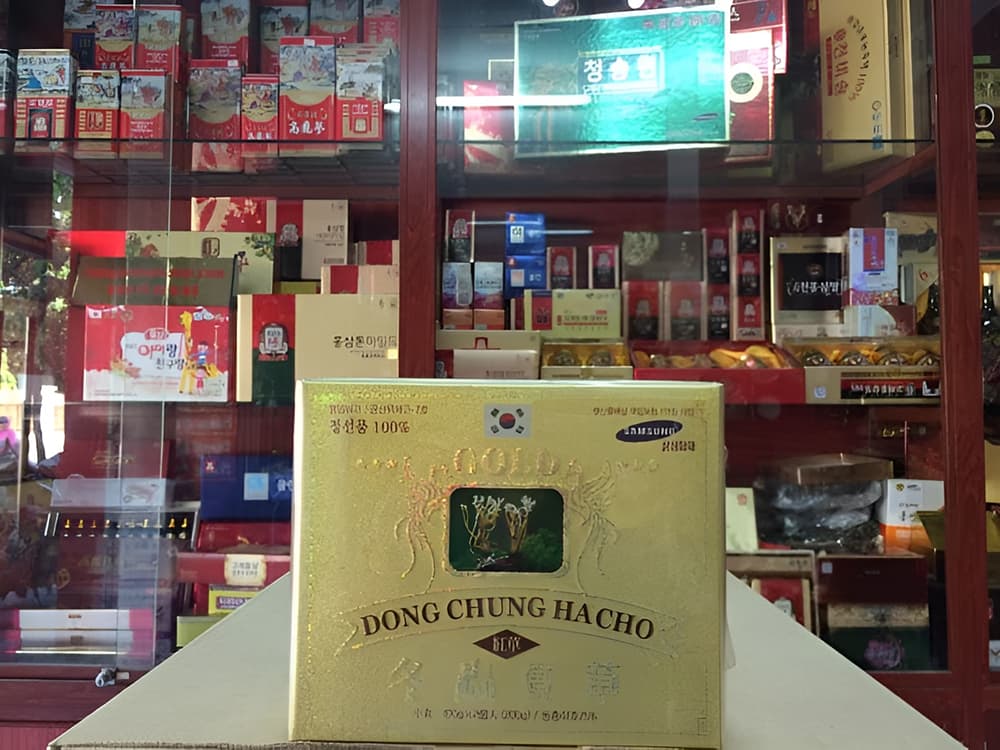 Viên đông trùng hạ thảo Hàn Quốc viên nén hộp 2 lọ x 100g Viên đông trùng hạ thảo Hàn Quốc viên nén hộp 2 lọ x 100g