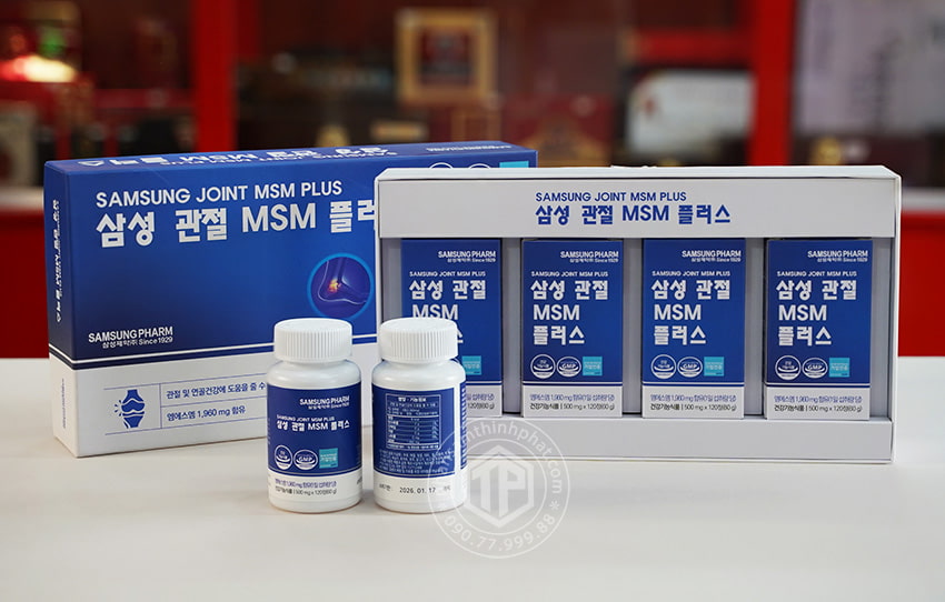 Viên Uống Bổ Khớp Samsung Joint MSM PLus Hộp 480 Viên