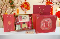 Hộp Quà Xuân Vạn Phúc - Set 09 - Hộp quà tặng tết cao cấp Xuân 2026