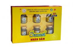 Yến Sào Sanest nhân sâm Fucoidan hộp 6 lọ