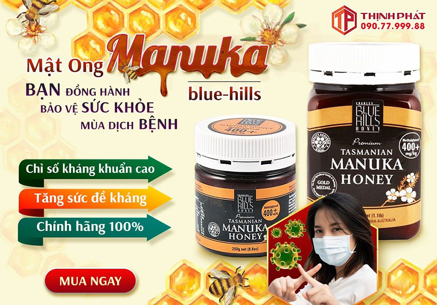 Mật ong Manuka -  Kháng sinh tự nhiên hiệu quả mùa dịch bệnh